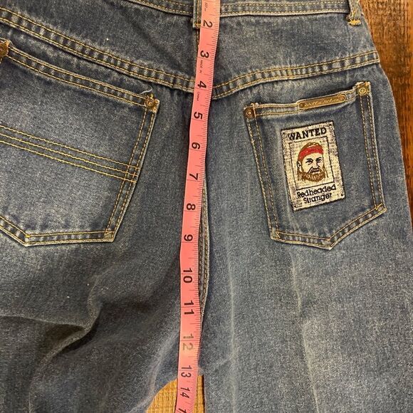 Vintage Willie Nelson Red Headed Stranger Jeans Very Rare Women’s Size 9 - Picture 7 of 10